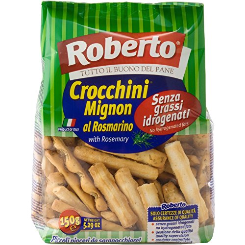 Roberto Crocchini Mignon al Rosmarin - Mini Grissini mit Rosmarin 150 gr. von Roberto