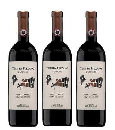 3x 0,75l - 2021er - Rocca delle Macìe - Tenuta Fizzano - Chianti Classico Gran Selezione D.O.C.G. - Toscana - Italien - Rotwein trocken von Rocca delle Macìe