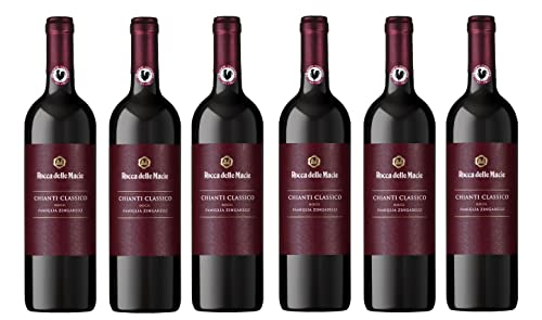 6x 0,75l - 2022er - Rocca delle Macìe - Famiglia Zingarelli - Chianti Classico D.O.C.G. - Toscana - Italien - Rotwein trocken von Rocca delle Macìe