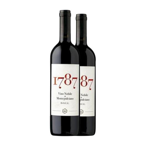 Rocca delle Macìe 1787 Vino Nobile di Montepulciano 75 cl Rotwein (Karton mit 2 Flaschen von 75 cl) von Rocca delle Macìe