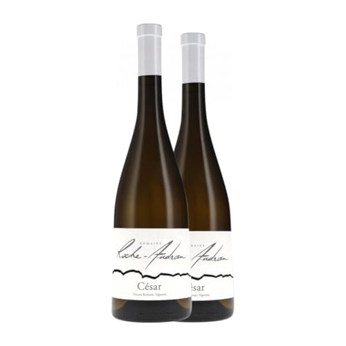 Roche Audran Cuvée César Blanc Côtes du Rhône 75 cl Weißwein (Karton mit 2 Flaschen von 75 cl) von Roche-Audran