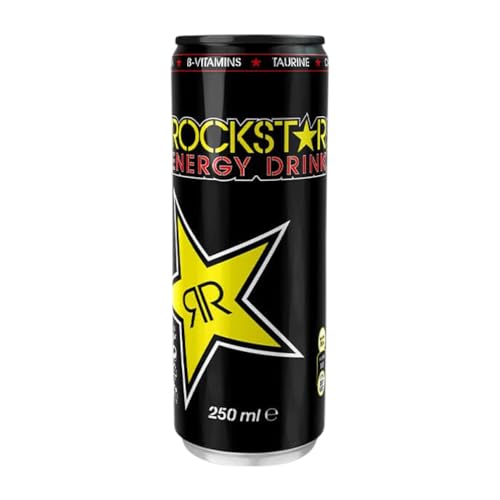 Getränke und Mixer 24 Einheiten Box Rockstar. Original Alu-Dose 25 cl von Rockstar