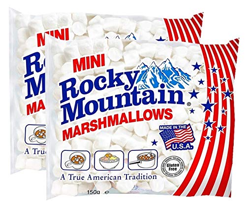 Rocky Mountain - Original Mini Marshmallows - 150g, 2er Pack, (2x150g) von Rocky Mountain