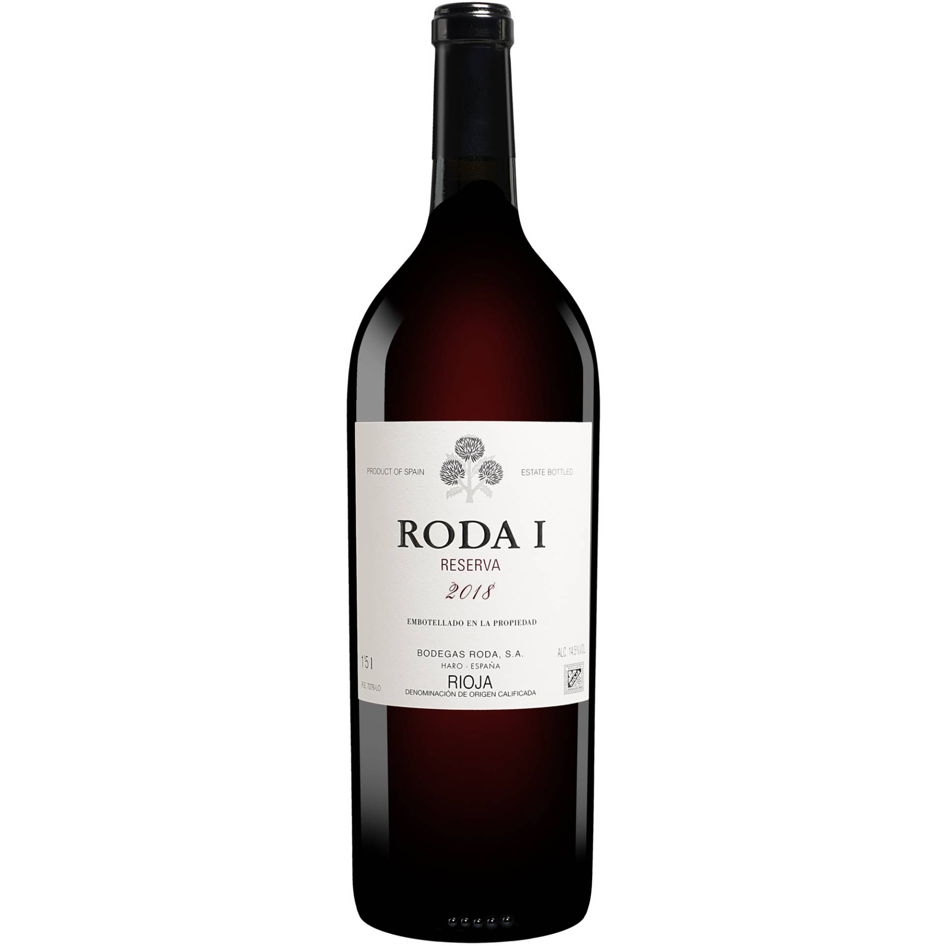 Roda I Reserva - 1,5 L. Magnum 2018  1.5L 14% Vol. Rotwein Trocken aus Spanien von Roda