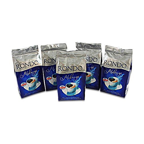 Rondo Melange 5er Pack (Kaffee/gemahlen / 5 Packungen à 150 g) von Röstfein