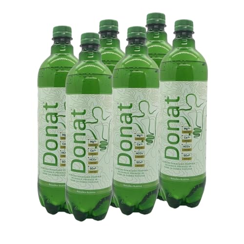 Rogaska Donat Mg Mineralwasser inkl. Pfand, 1 L Flasche, 6er Pack von SORINA