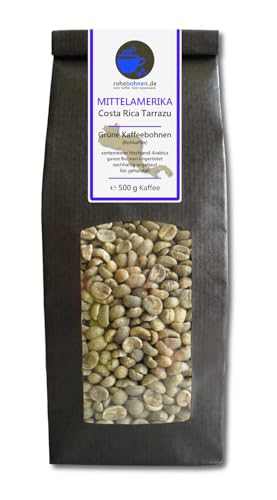 Rohkaffee - Grüner Hochland Kaffee Costa Rica Tarrazu (grüne Kaffeebohnen 500g) - GMP zertifiziert von Rohebohnen