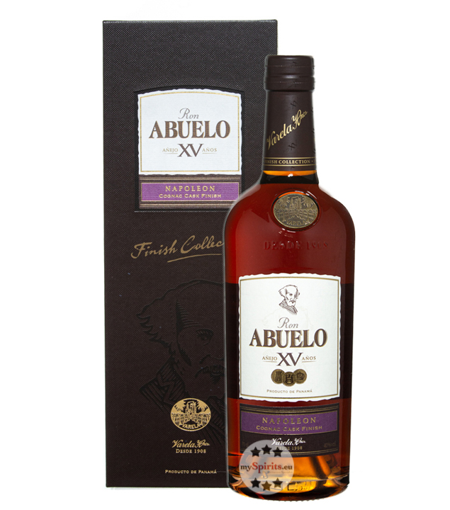 Ron Abuelo XV Años Napoleon Rum (40 % Vol., 0,7 Liter) von Ron Abuelo