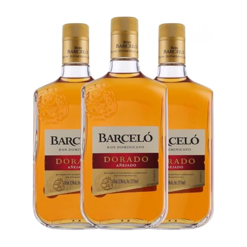 Rum Barceló Dorado 70 cl (Karton mit 3 Flaschen von 70 cl) von Ron Barceló & Co