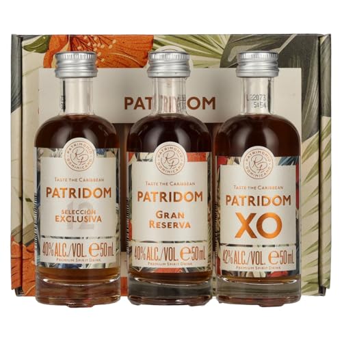 Patridom Taste the Caribbean Set 40,7% Vol. 3x0,05l von Ron Esclavo