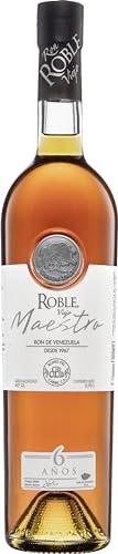 Ron Roble Viejo Maestro - Ron de Venezuela 6 Años 40% vol. - Brauner Rum aus Venezuela 6 Jahre gereift (1 x 0.7 l) von Ron Roble Viejo