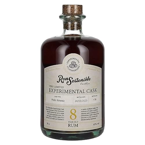 Ron Sostenible 8 Years Old Experimental Pedro Ximenez Cask 43% Vol. 0,7l von Ron Sostenible