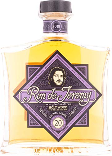 Ron de Jeremy 20 Years Old Holy Wood Collection COGNAC BARREL Rum 2018 51% Volume 0,7l Rum von Ron de Jeremy