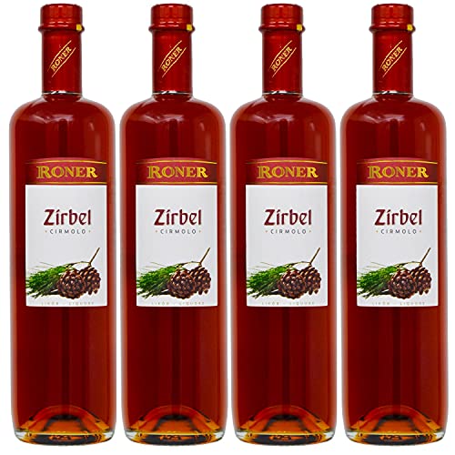 Roner Zirbel Zirbenkieferlikör Italien I Versanel Paket (4 x 0,7l) von Roner Brennerei