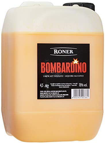 Roner Bombardino Eierlikör mit Rum (1 x 4.5l) von Roner
