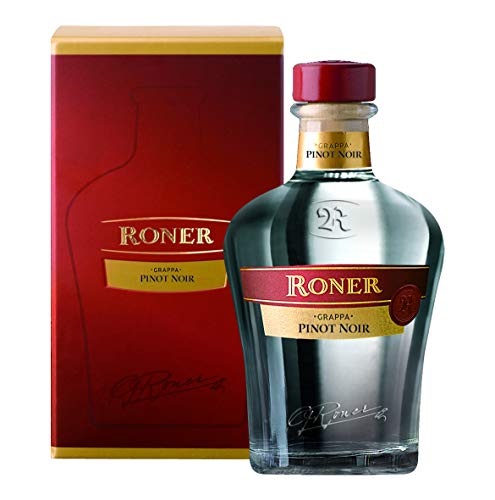 Roner Grappa Pinot Noir "Privat" 43 % vol, 1er Pack (1 x 0.7 l) von Roner