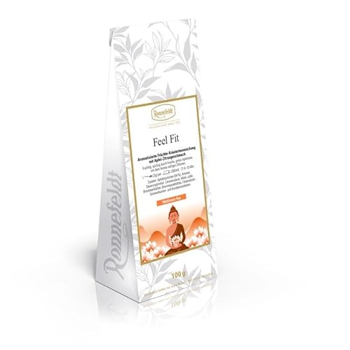 Ronnefeldt - Feel Fit - Aromatisierte Früchte-Kräutertee-Mischung mit Apfel-Zitrusgeschmack - 100g, Menge:2 Stück von Ronnefeldt