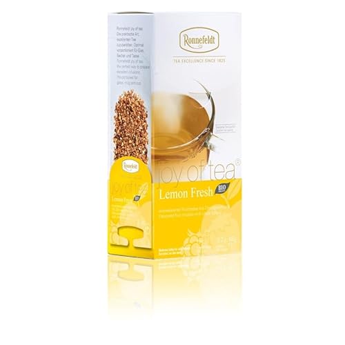 Ronnefeldt Lemon Fresh BIO 'Joy of Tea' - Aromatisierter Früchtetee mit Zitronengeschmack, 15 Teebeutel, 3,2 g, Menge:1 Stück von Ronnefeldt