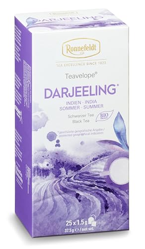 Ronnefeldt Teavelope "Darjeeling" - Bio Schwarztee, 25 Teebeutel, 37,5 g von Ronnefeldt