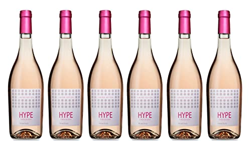 6x 0,75l - 2021er - Rosa del Golfo - Hype - Primitivo Rosato - Puglia I.G.P. - Apulien - Italien - Rosé-Wein trocken von Rosa del Golfo