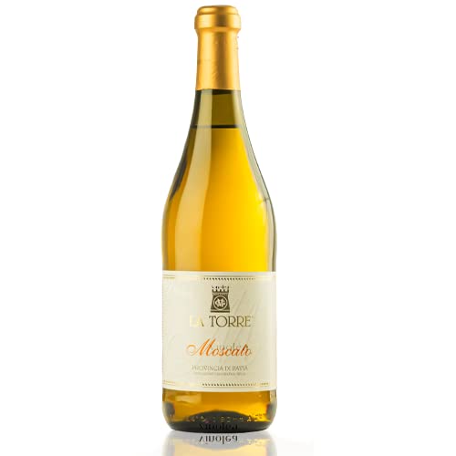 12 x La Torre Moscato Italienischer Weißwein lieblich + 1 x Vinolea Pinot Bianco GRATIS (13 Flaschen) von Rosario Fallea