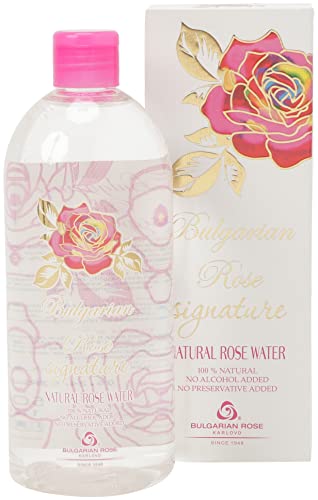 Bulgarian Rose Signature 100% Natural Rose Water, 500ml, Bulgaria by Bulgarian Rose Signature von Rose