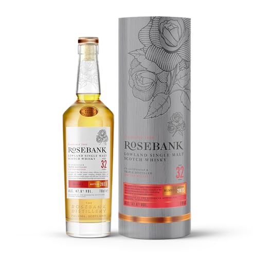 Rosebank 32 Years Old Lowland Single Malt 0,7l - 47,6% alc. - in Geschenkbox von Rosebank