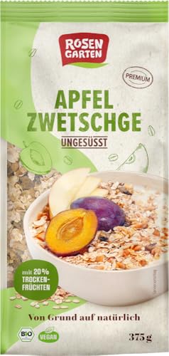 Apfel-Zwetschge-Müsli ungesüßt 2 x 375 gr von Rosengarten