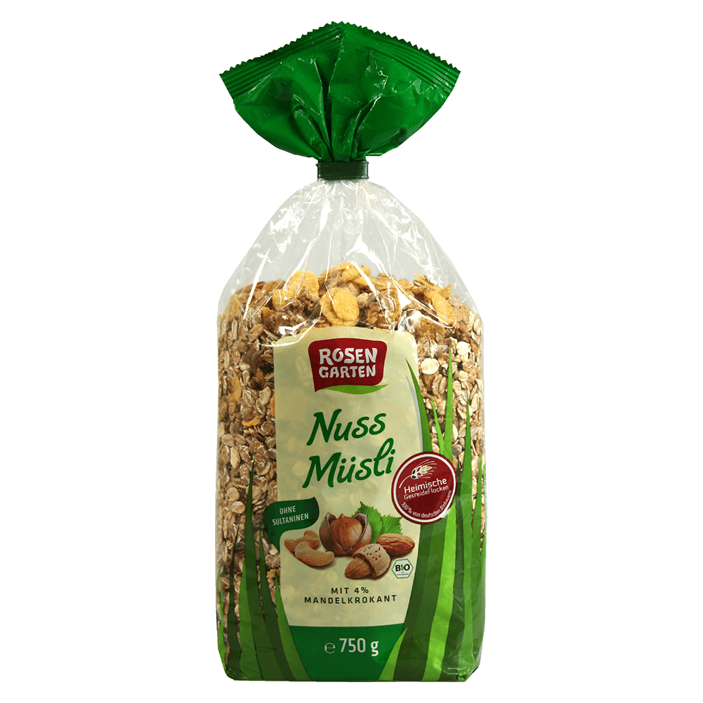 Bio Nuss Müsli von Rosengarten