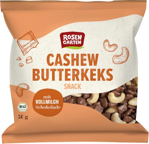 Cashew Butterkeks Snack 12 x 50 gr von Rosengarten