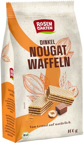 Dinkel-Nougat-Waffeln von Rosengarten