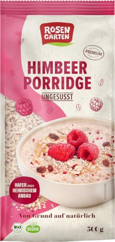 Himbeer-Porridge ungesüßt von Rosengarten