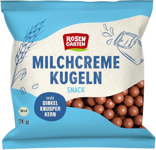 Milchcreme-Kugeln mit Dinkel-Knusper-Kern von Rosengarten