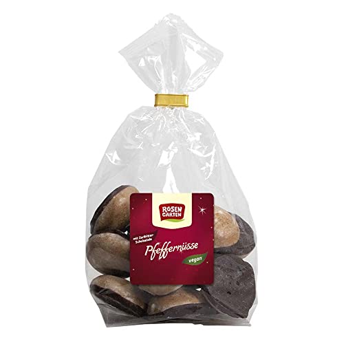 Pfeffernüsse - mit Zartbitterschokoladenfuß 125g 4er Pack von Rosengarten