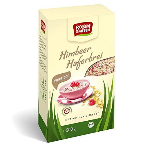 Rosengarten Bio Porridge Himbeer-Haferbrei (1 x 500 gr) von Rosengarten