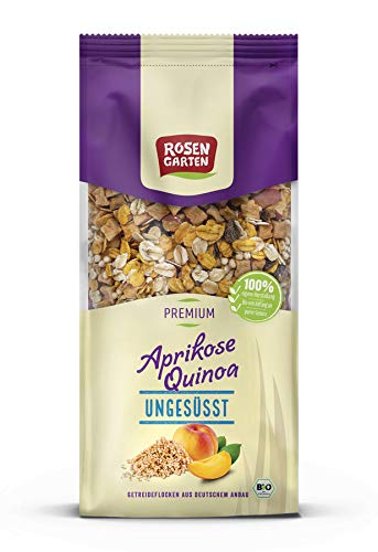 Rosengarten Aprikosen-Quinoa-Müsli, ungesüßt (375 g) - Bio von Rosengarten
