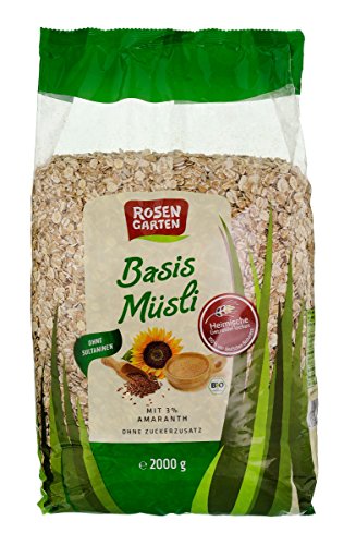 Rosengarten Basis-Müsli mit Amaranth, 2000 g von Rosengarten