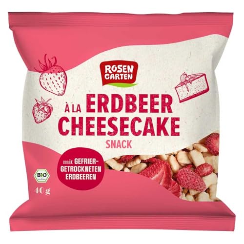 Rosengarten Erdbeer Cheesecake Snack, 40g (1) von Rosengarten