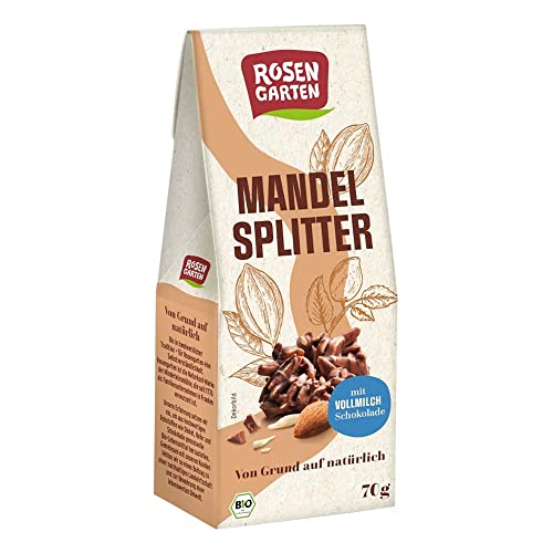 Rosengarten Mandelsplitter, Vollmilchschokolade, 70g (3) von Rosengarten