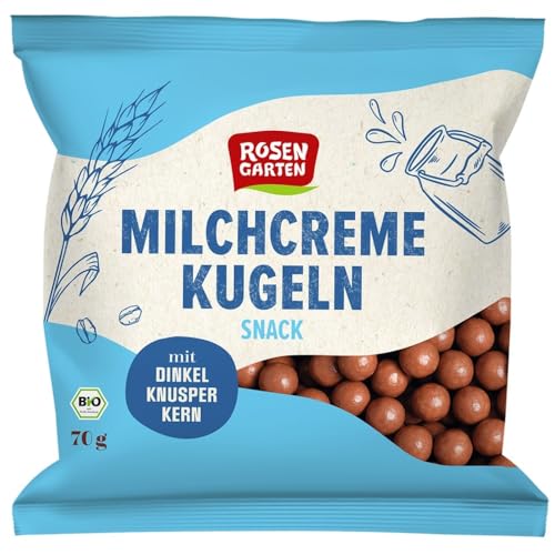 Rosengarten Milchcreme Kugeln Snack, 70g (1) von Rosengarten