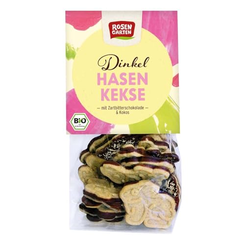 Rosengarten Osterhasen Keks, Zartbitter, 150g (12) von Rosengarten