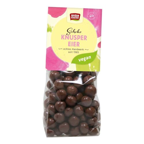 Rosengarten Schoko Knusper Eier, Vegan, 80g (12) von Rosengarten