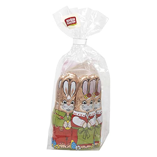 Rosengarten - Schokoladen-Osterhasen massiv - 62,5 g - 8er Pack von Rosengarten