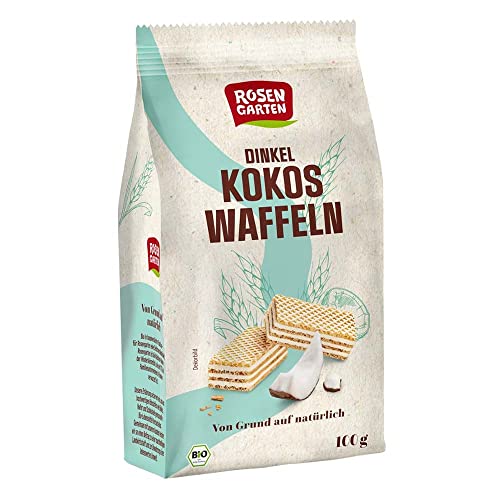 Rosengarten Waffeln, Dinkel-Kokos, 100g (1) von Rosengarten