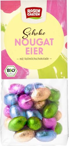 Vollmilch-Schoko-Eier mit Nougat gefüllt 2 x 100 gr von Rosengarten