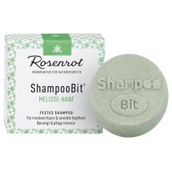 Festes Shampoo mit Melisse & Hanf von Rosenrot