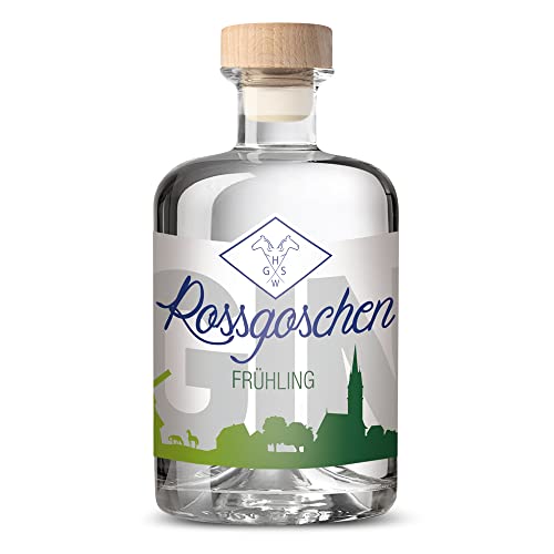 Rossgoschen Gin Frühling - Dein Jahreszeiten-Gin: Vielseitig & perfekt zu jeder Zeit - Handcrafted & Small Batch Premium Gin - Ideal als Gin & Tonic oder als Gin Geschenk Idee - 40% vol, 0,5 l von Rossgoschen