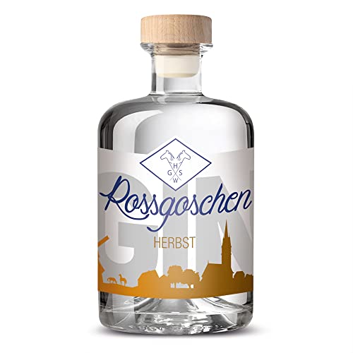 Rossgoschen Gin Herbst | Jahreszeiten-Gin: Vielseitig & perfekt zu jeder Zeit | Handcrafted & Small Batch Premium Gin | Ideal als Gin & Tonic oder als Gin Geschenk Idee | 40% vol, 0,5 l von Rossgoschen