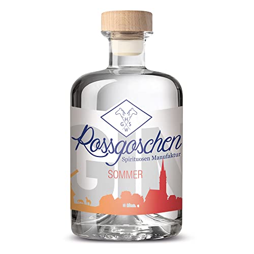 Rossgoschen Gin Sommer - Dein Jahreszeiten-Gin: Vielseitig & perfekt zu jeder Zeit - Unser bester Gin, ideal als Gin & Tonic oder als Gin Geschenk - 40% vol, 0,5l Gin Deutschland von Rossgoschen