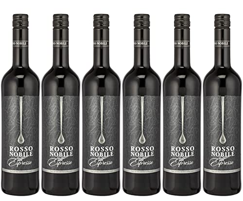 Rosso Nobile All Espresso - Edler Rotwein mit feinen Kaffeearomen (6 x 0,75L) von Rosso Nobile